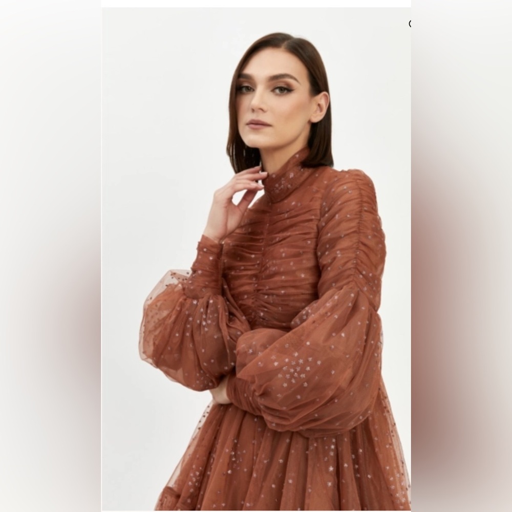 Zimmermann Brown Long Sleeve Dress - Picture 3 of 6